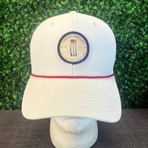 The Three Amigos Snapback Rope White Hat Adult Adjustable USA 2nd Amendment Gift